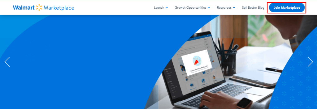 Click on “Join the marketplace.