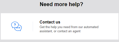 Click the search result “eBay Customer Service.” Scroll down on the page and click “Contact Us
