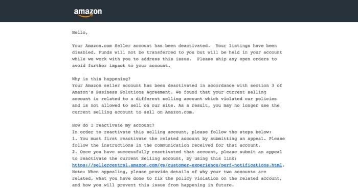 What Is The Meaning Of A Deactivated Amazon Seller Account